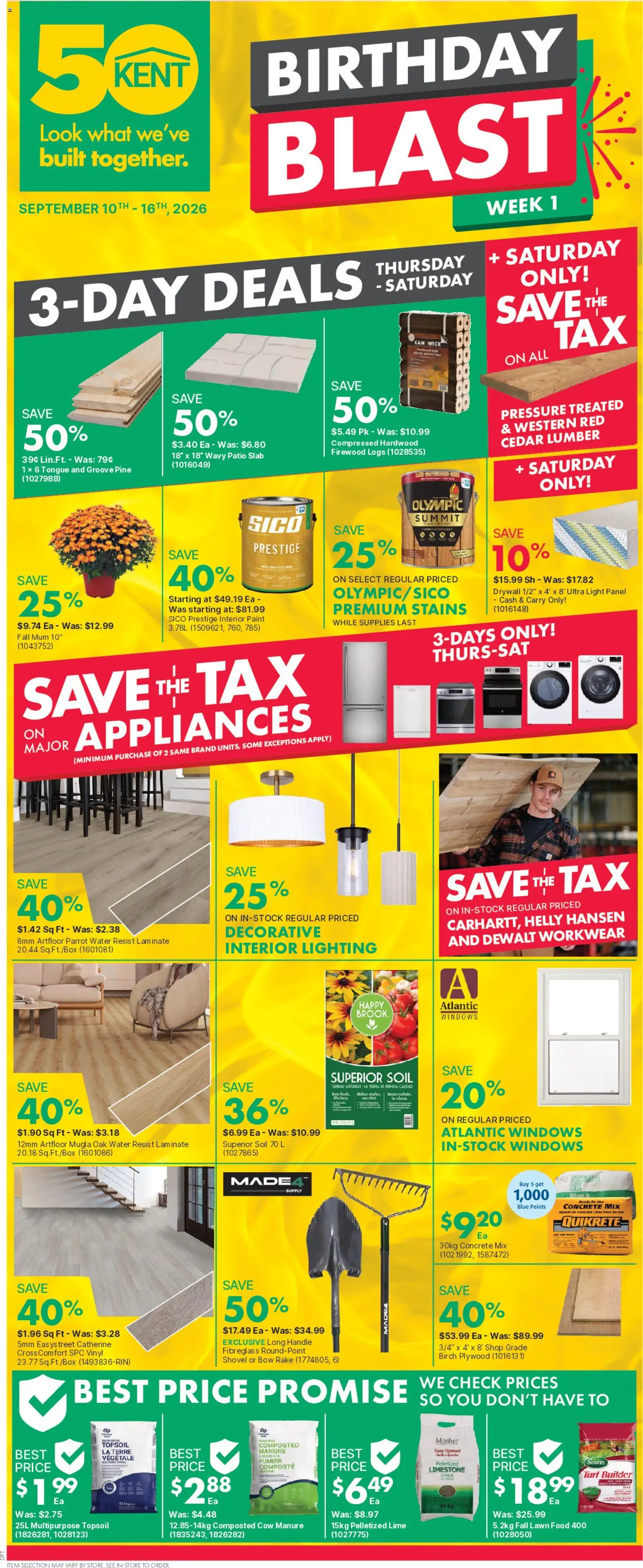 Preview of leaflet Kent weekly flyer - NB from shop Kent is valid from Sep 10, 2026