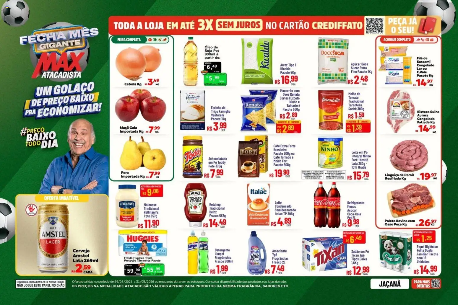 Pré-Visualização do folheto "Max Atacadista ofertas FDS" da loja Max Atacadista válido a partir de 29/05/2026
