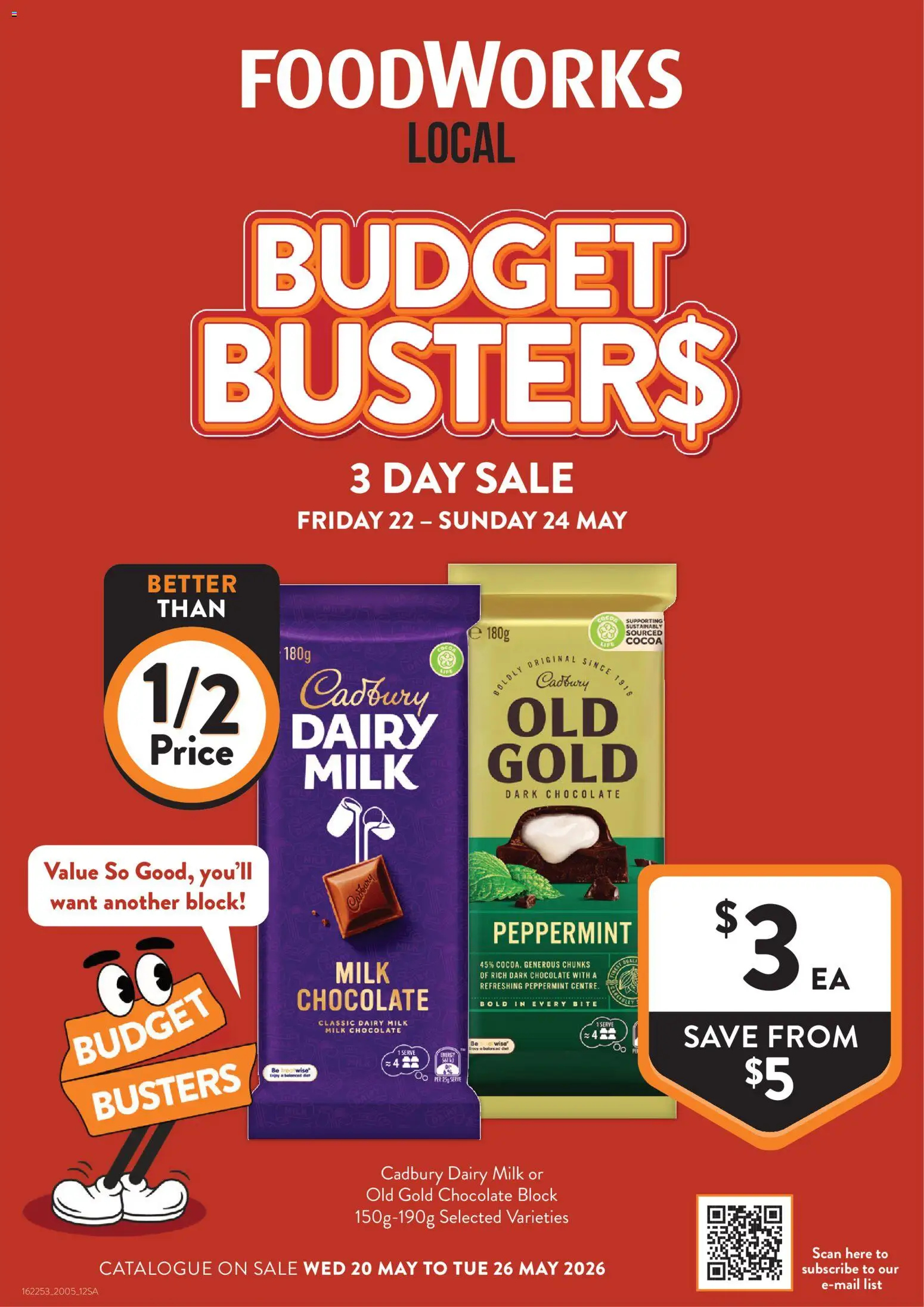 Preview of catalogue Foodworks - Catalogue SA from shop Foodworks valid 22/05/2026 - Cocoa, Milk, Dairy, Chocolate