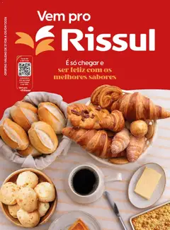Pré-Visualização do folheto "Rissul ofertas Padaria" da loja Rissul válido a partir de 27/08/2026