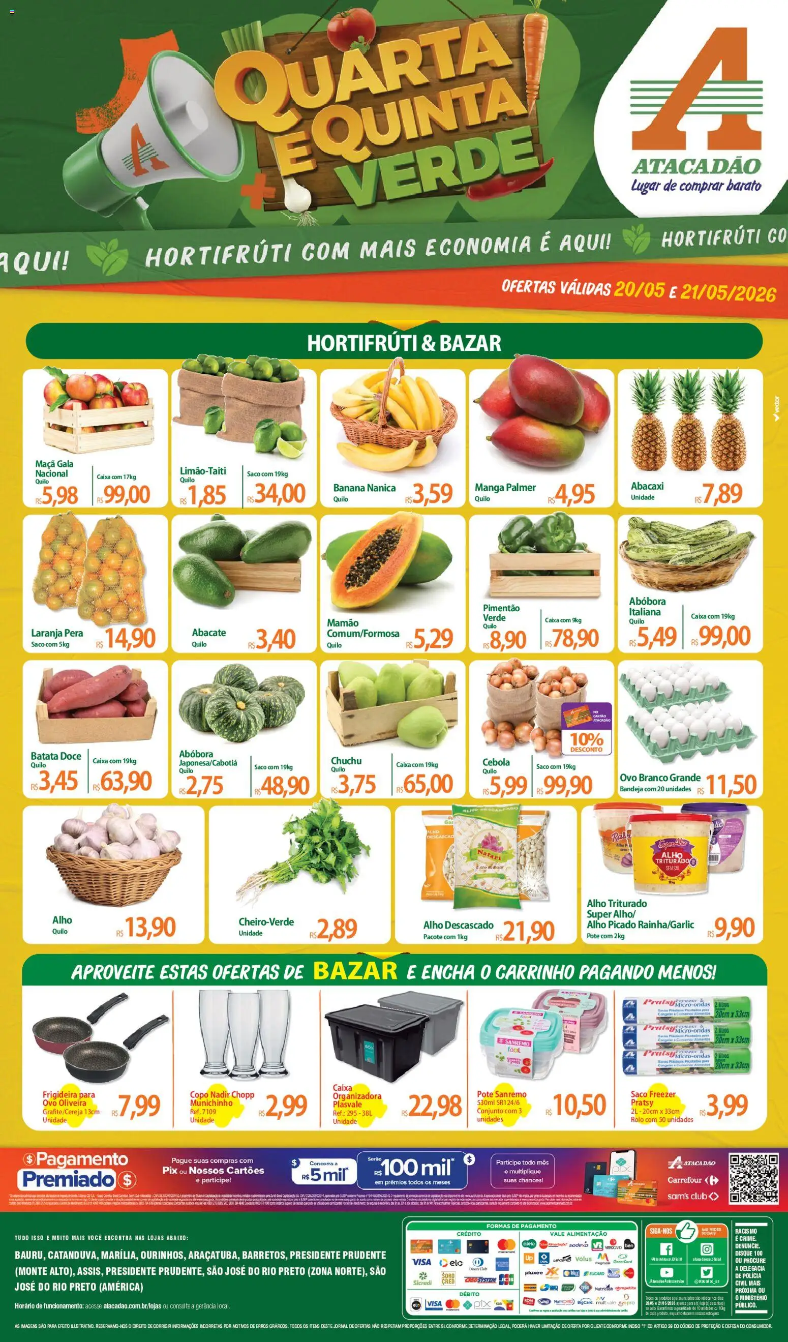 Pré-Visualização do folheto "Atacadão ofertas - SP" da loja Atacadão válido a partir de 20/05/2026