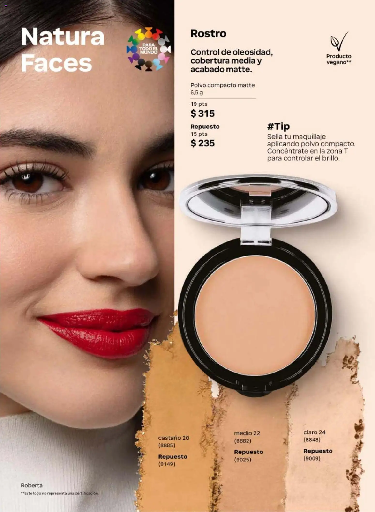 Vista previa las ofertas de la tienda Natura - Natura campaña 6 2026 desde el 02/04/2026 - Maquillaje, Polvo compacto, Polvo