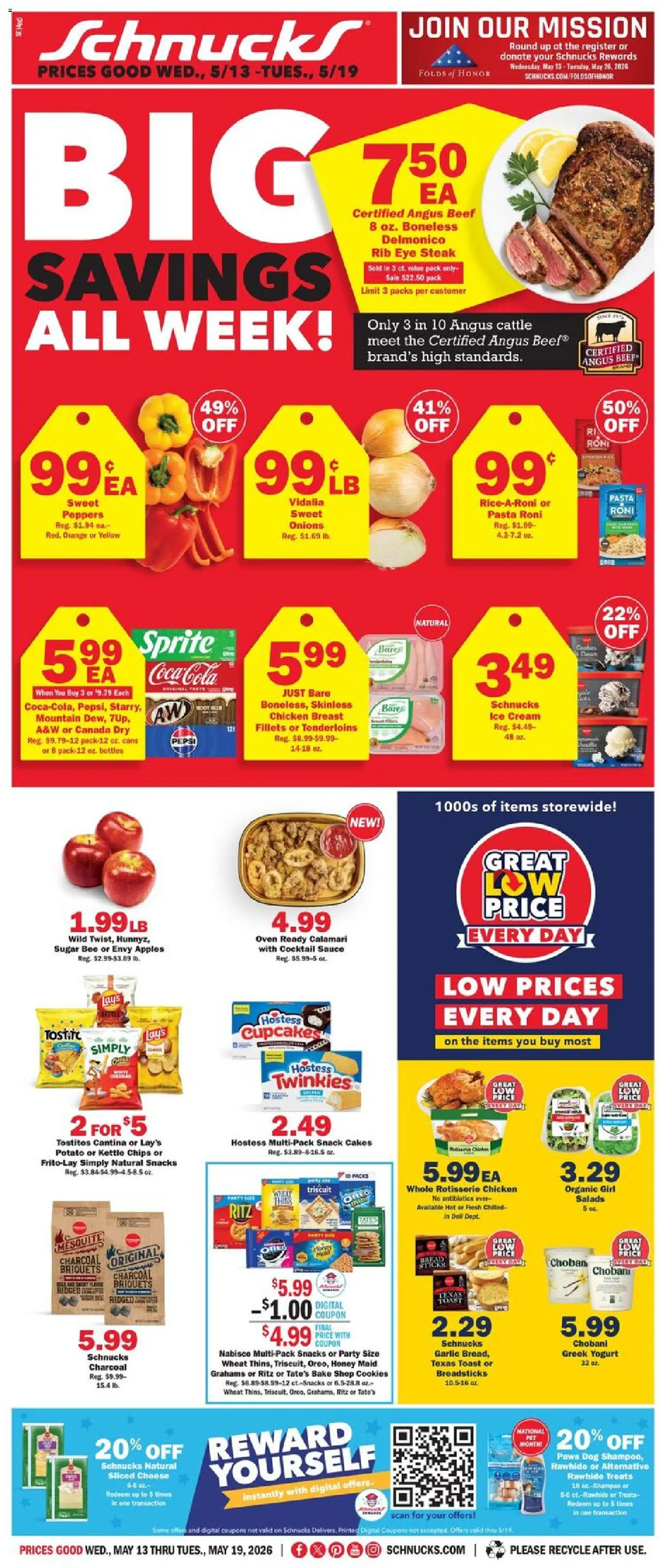 Ad Preview of Schnucks Schnucks Weekly Print Ad - IN from 05/13/2026