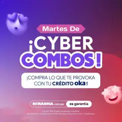 Vista previa de Catálogo Hiraoka - Cyber combos de la tienda Hiraoka válido desde 07/10/2026