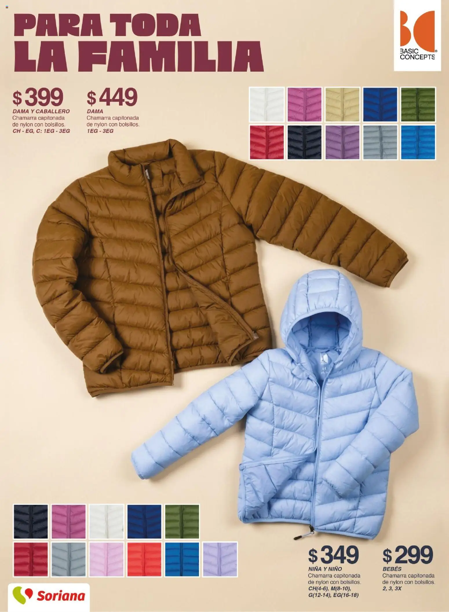 Vista previa las ofertas de la tienda Soriana - Soriana catálogo otoño invierno desde el 30/09/2026 - Chamarra