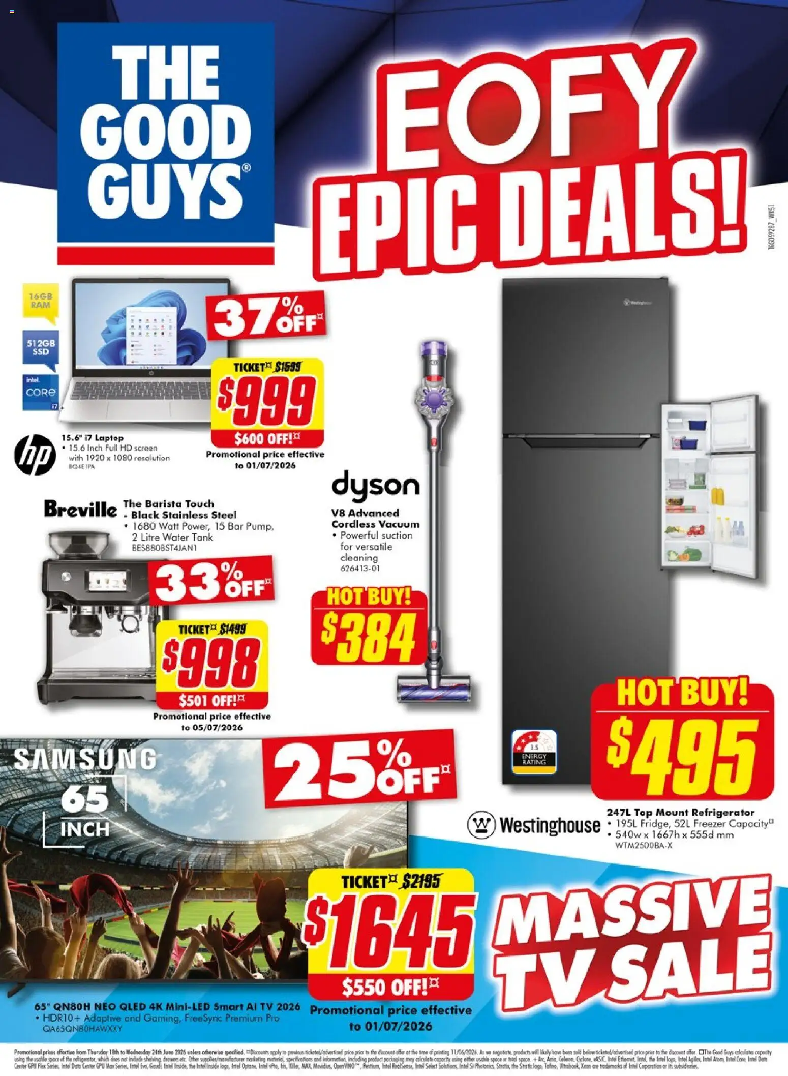 Preview of catalogue The Good Guys EOFY from shop The Good Guys valid 18/06/2026