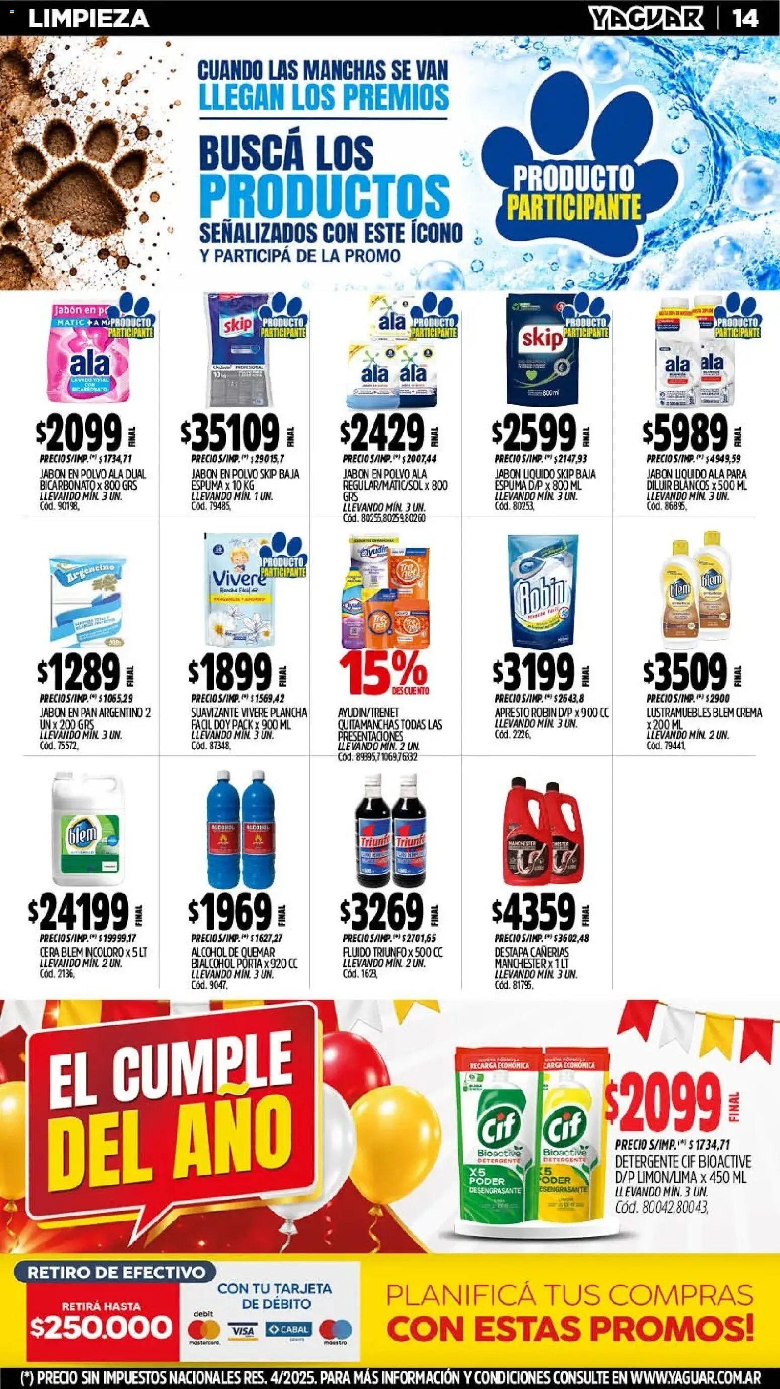 Vista previa del folleto de la tienda Yaguar válido desde el 19/10/2026 