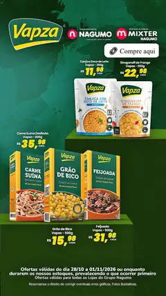 Pré-Visualização do folheto "Nagumo ofertas Vapza" da loja Nagumo válido a partir de 28/10/2026