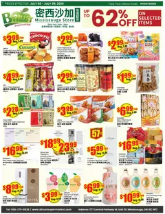 Un aperçu du dépliant Btrust Supermarket weekly flyer - Mississauga du magasin Btrust Supermarket est valide à partir 3 juill. 2026