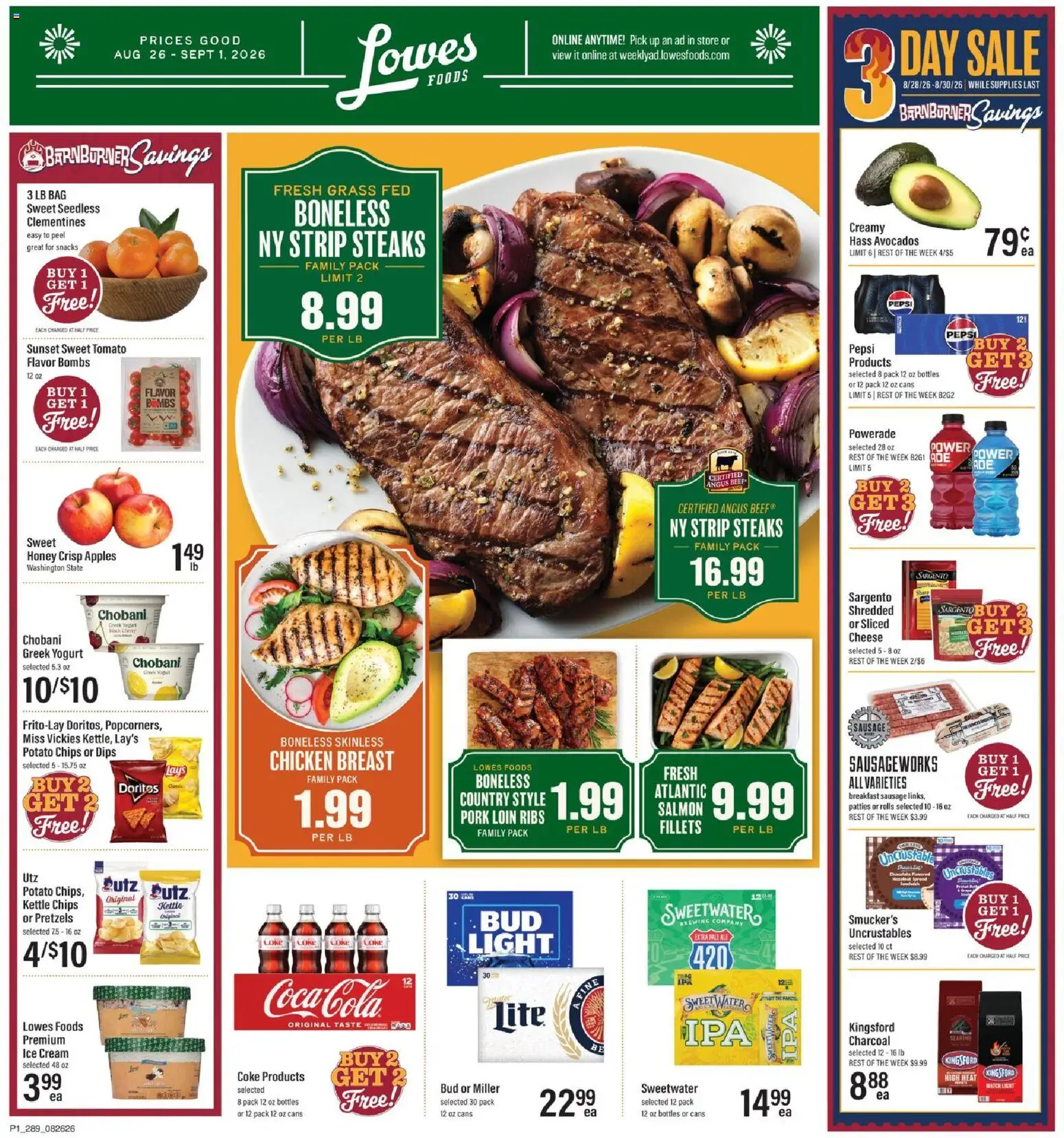 Ad Preview of Lowes Foods Lowes Foods Weekly Ad - GA from 08/26/2026