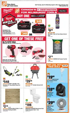 Preview of leaflet Home Depot weekly flyer / circulaire from shop Home Depot is valid from Jul 23, 2026