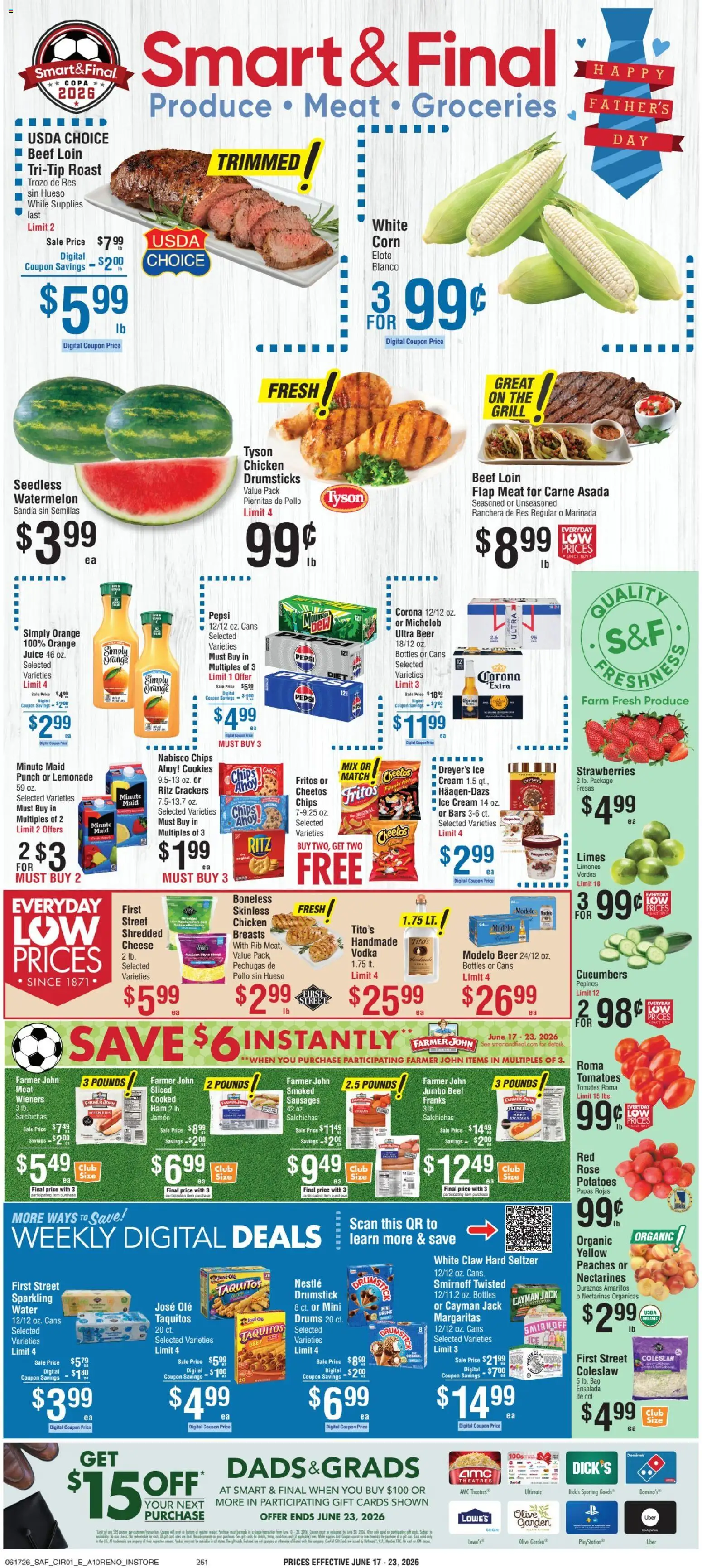 Ad Preview of Smart & Final Smart & Final Weekly Ad from 06/17/2026