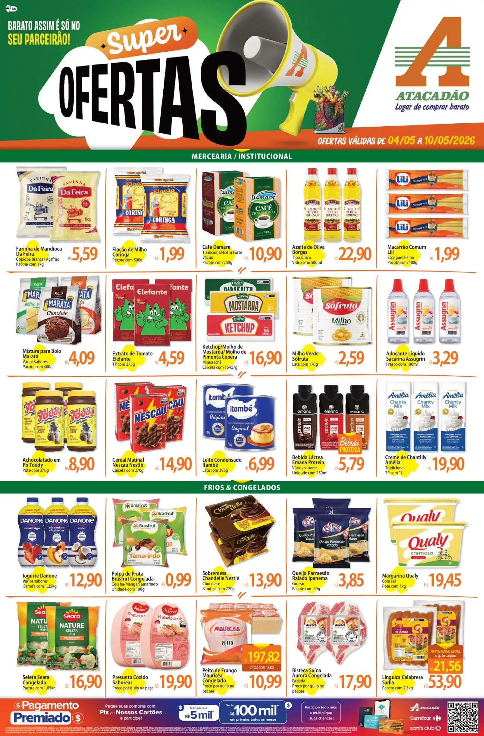 Pré-Visualização do folheto "Atacadão ofertas - BA" da loja Atacadão válido a partir de 04/05/2026