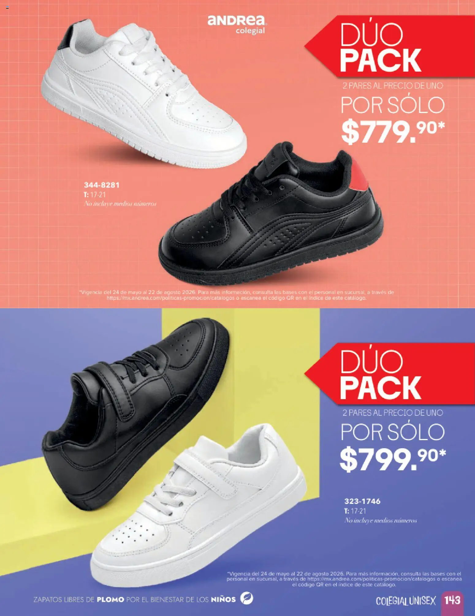 Vista previa las ofertas de la tienda Andrea - Andrea catálogo Infantil desde el 24/05/2026 - Zapatos