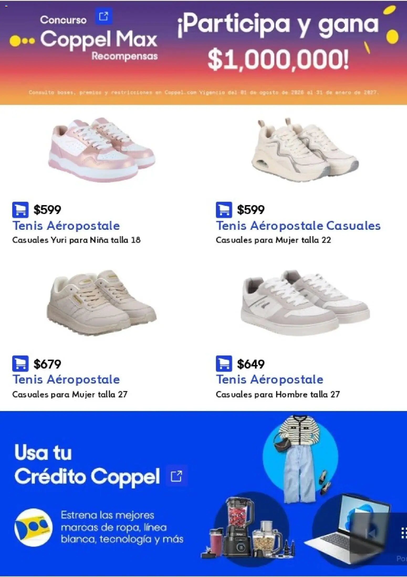 Vista previa las ofertas de la tienda Coppel - Coppel catálogo desde el 01/08/2026 