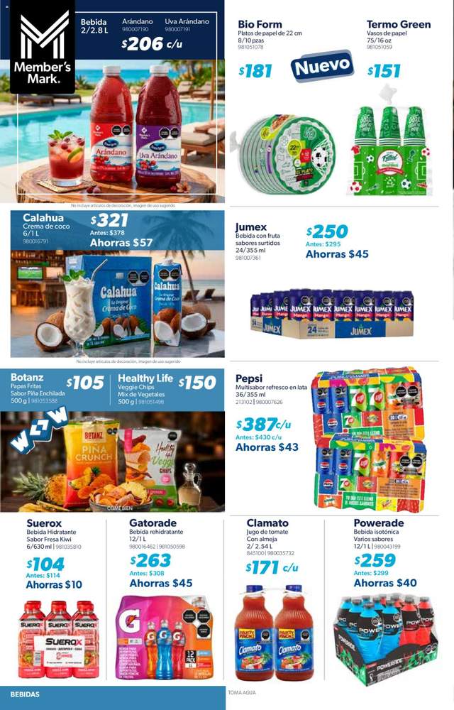 Nuevo catálogo de Sam's Club a partir del 03/07