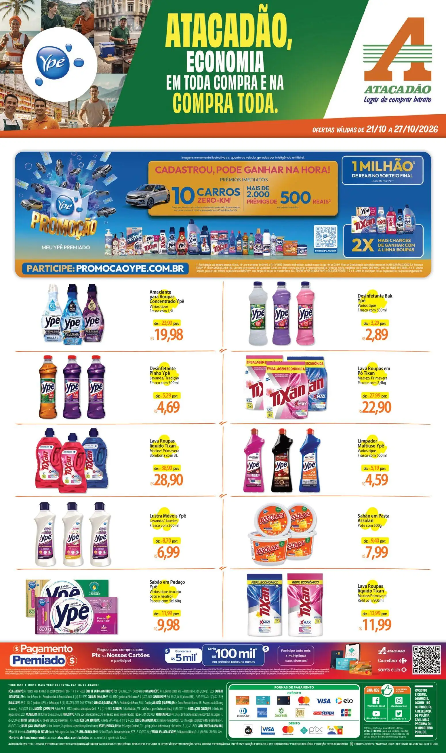 Pré-Visualização do folheto "Atacadão ofertas - PE" da loja Atacadão válido a partir de 21/10/2026