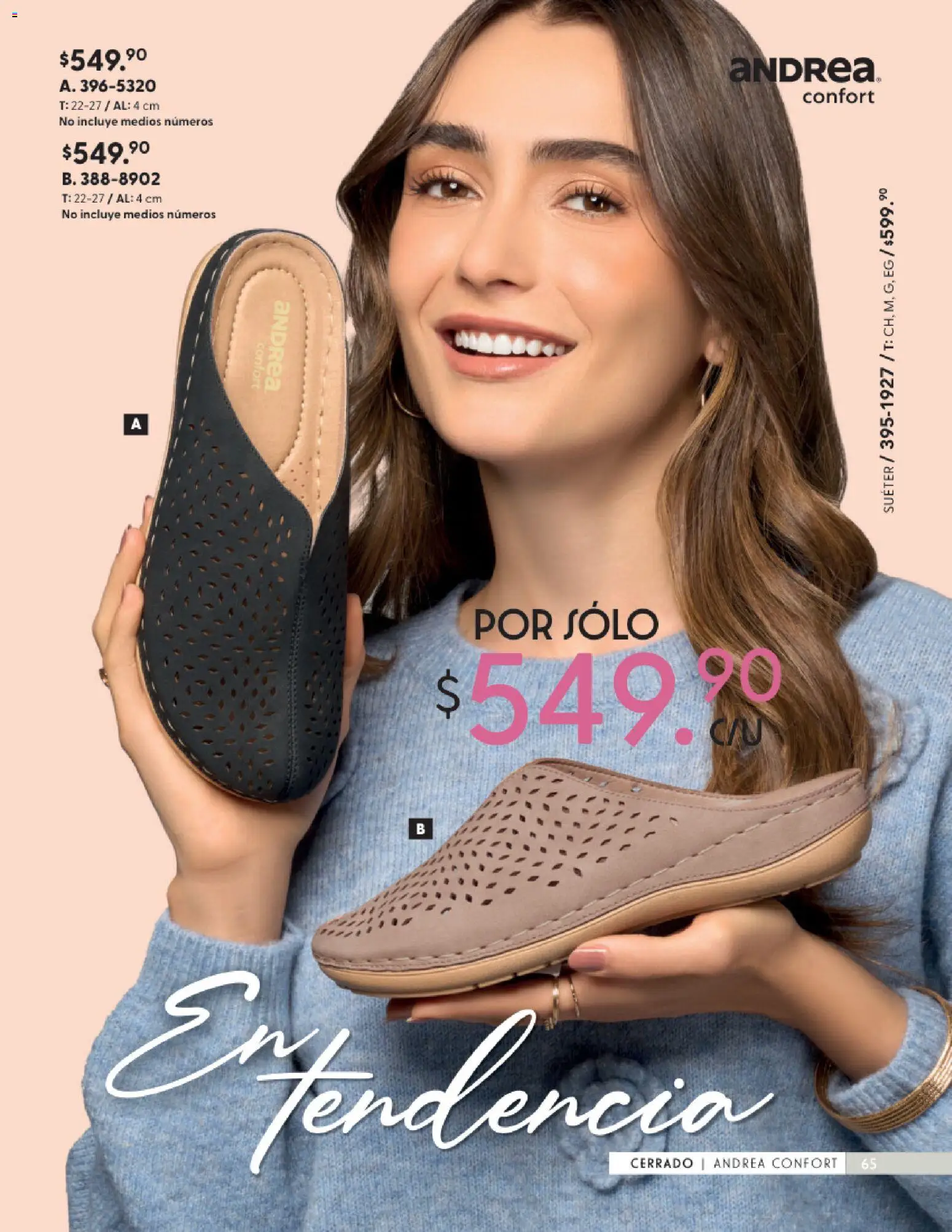 Vista previa las ofertas de la tienda Andrea - Andrea catálogo Calzado Confort desde el 23/08/2026 