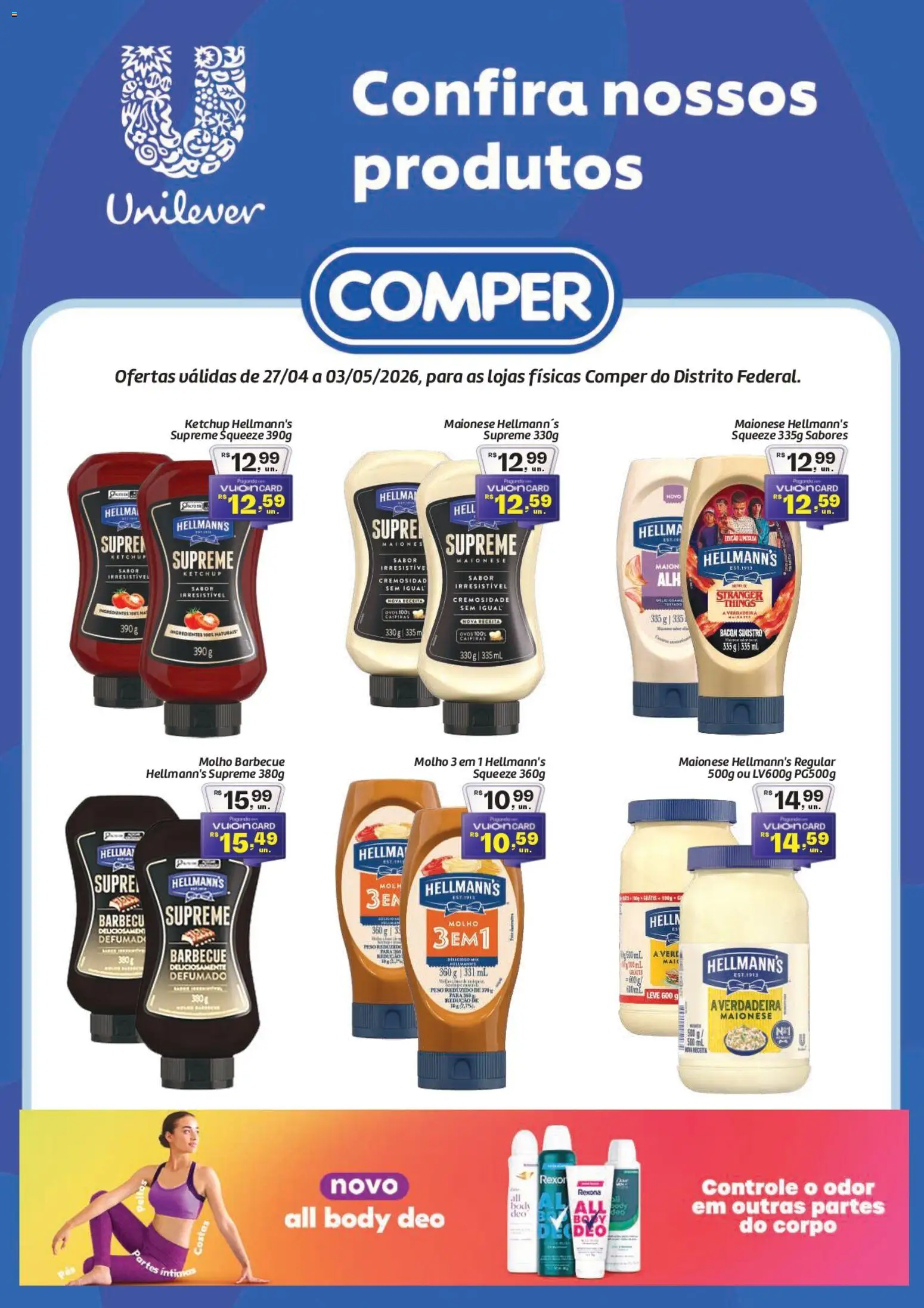 Comper Comper ofertas Unilever (de 27/04/2026) - Promoções PDF