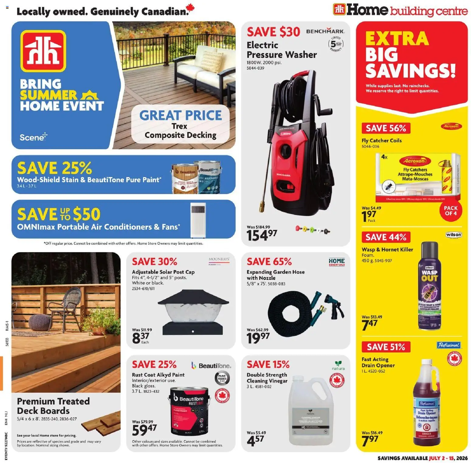 Preview of leaflet Home Hardware flyer - NL from shop Home Hardware is valid from Jul 02, 2026