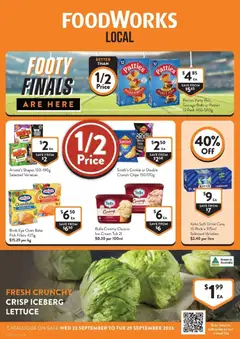 Preview of catalogue Foodworks catalogue Broulee from shop Foodworks valid 23/09/2026