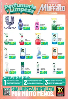 Pré-Visualização do folheto "Super Muffato ofertas Perfumaria e Limpeza" da loja Super Muffato válido a partir de 30/07/2026