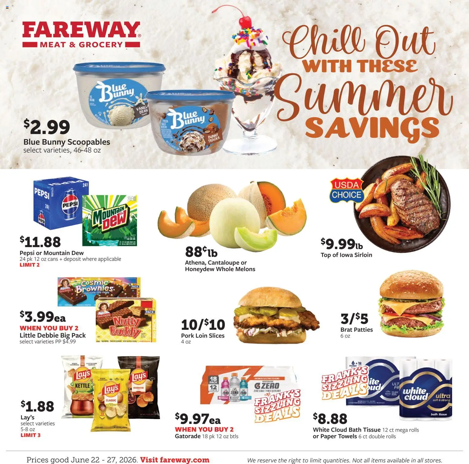 Ad Preview of Fareway Fareway Weekly Ad from 06/22/2026