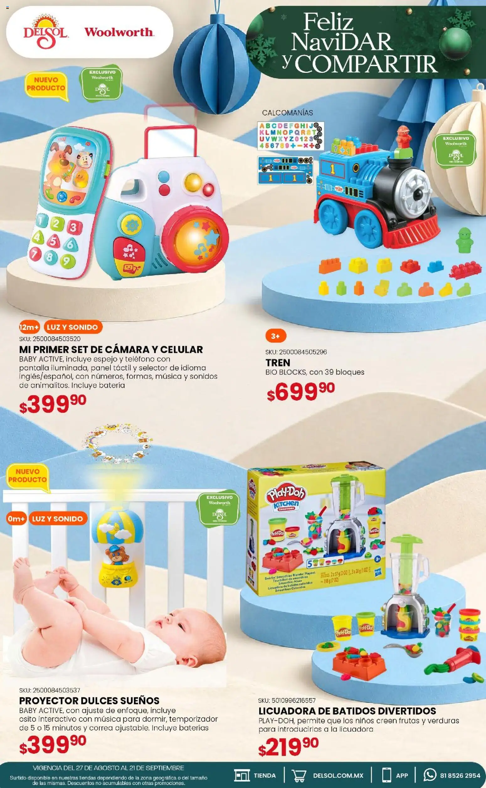 Vista previa las ofertas de la tienda Del Sol y Woolworth - Del Sol y Woolworth - Feliz NaviDar y Compartir desde el 08/10/2026 
