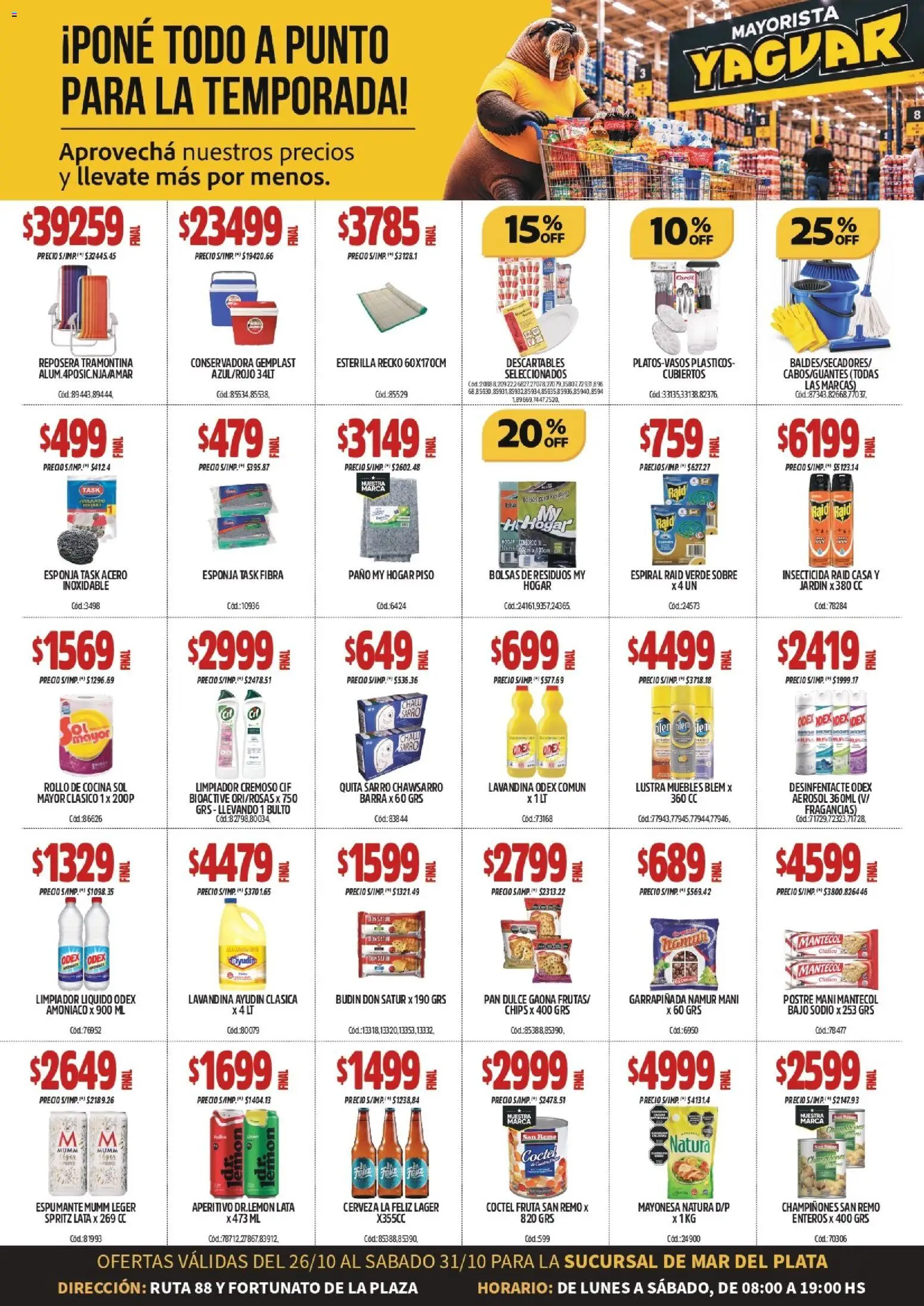 Vista previa del folleto de la tienda Yaguar válido desde el 26/10/2026 