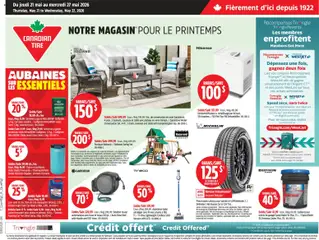 Preview of leaflet Canadian Tire circulaire from shop Canadian Tire is valid from May 21, 2026