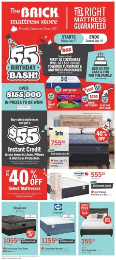 Preview of leaflet The Brick - Brick Mattress Store from shop The Brick is valid from Jul 16, 2026