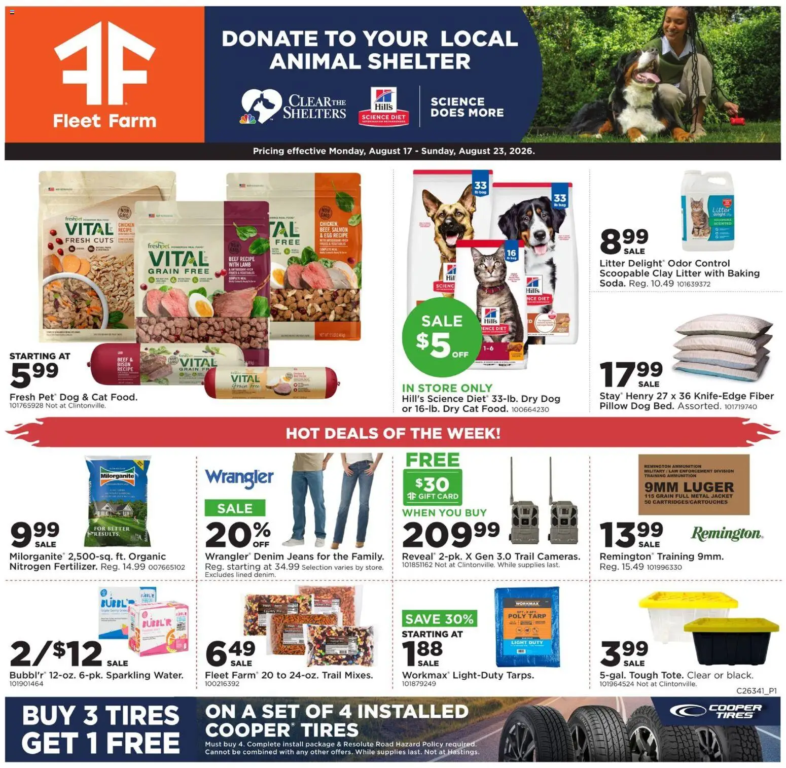 Ad Preview of Mills Fleet Farm Mills Fleet Farm Weekly Ad from 08/17/2026