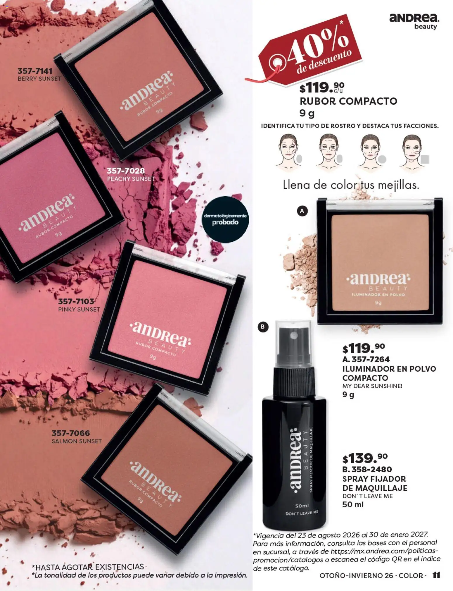 Vista previa las ofertas de la tienda Andrea - Andrea catálogo Beauty desde el 23/08/2026 