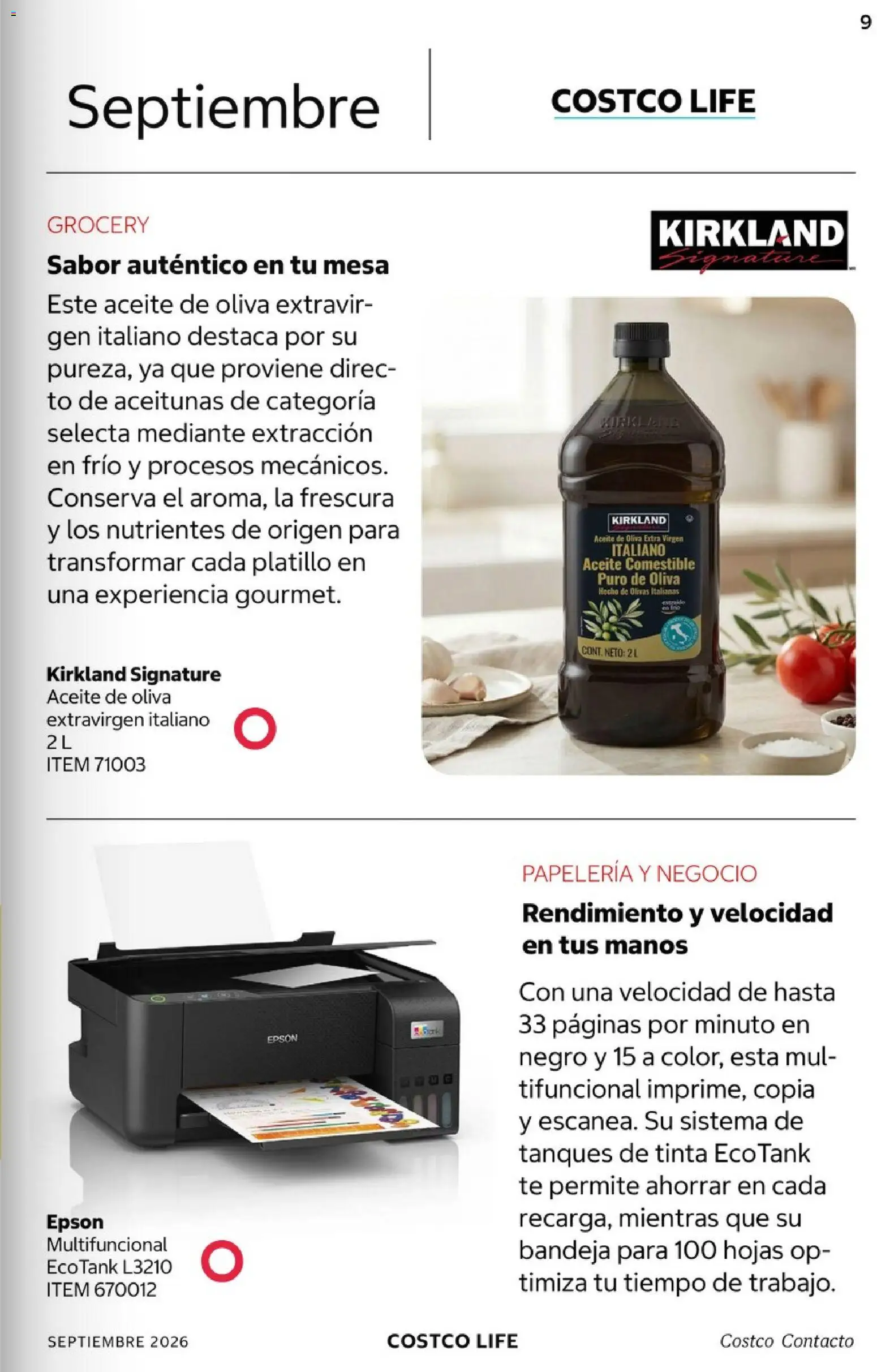 Vista previa las ofertas de la tienda Costco - Costco catálogo Septiembre desde el 01/09/2026 