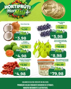 Pré-Visualização do folheto "Mart Minas ofertas Hortifruti" da loja Mart Minas válido a partir de 03/06/2026