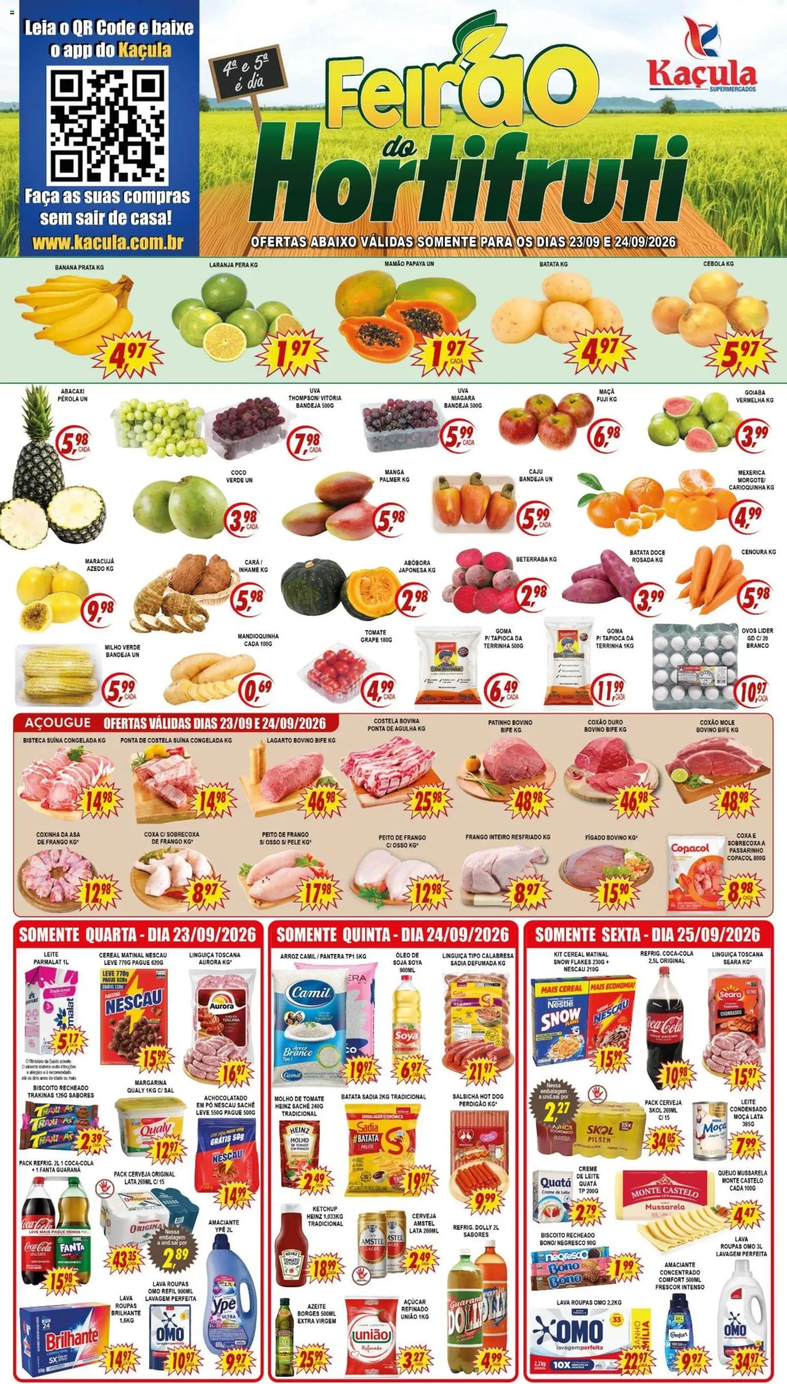 Pré-Visualização do folheto "Kaçula - Ofertas da semana" da loja Kaçula válido a partir de 23/09/2026