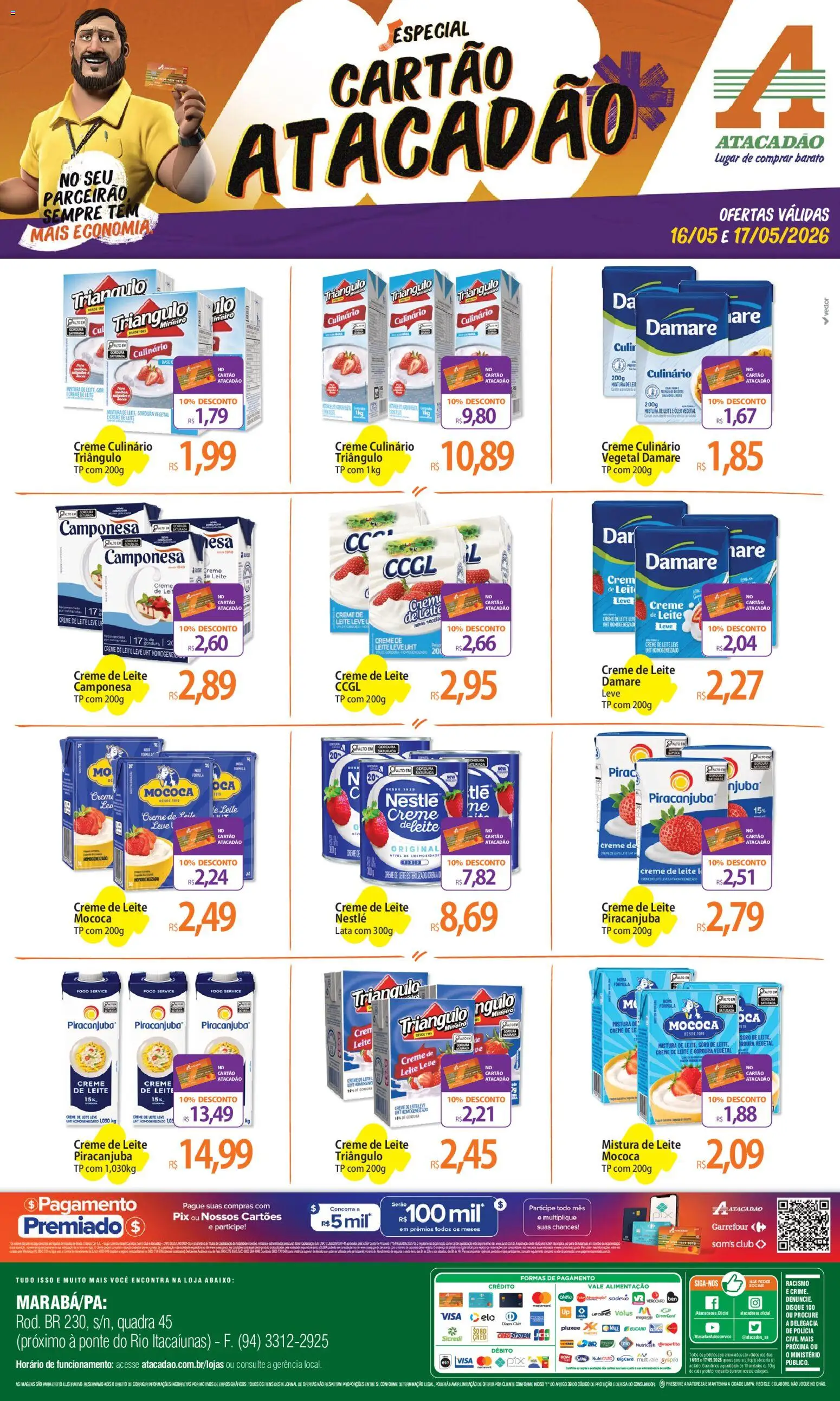 Pré-Visualização do folheto "Atacadão ofertas - PA" da loja Atacadão válido a partir de 16/05/2026