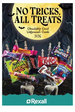 Preview of leaflet Rexall flyer - Halloween Guide 2026 from shop Rexall is valid from Sep 18, 2026