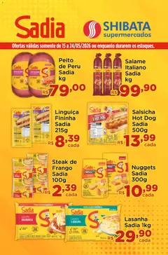 Pré-Visualização do folheto "Shibata ofertas BRF " da loja Shibata válido a partir de 15/05/2026
