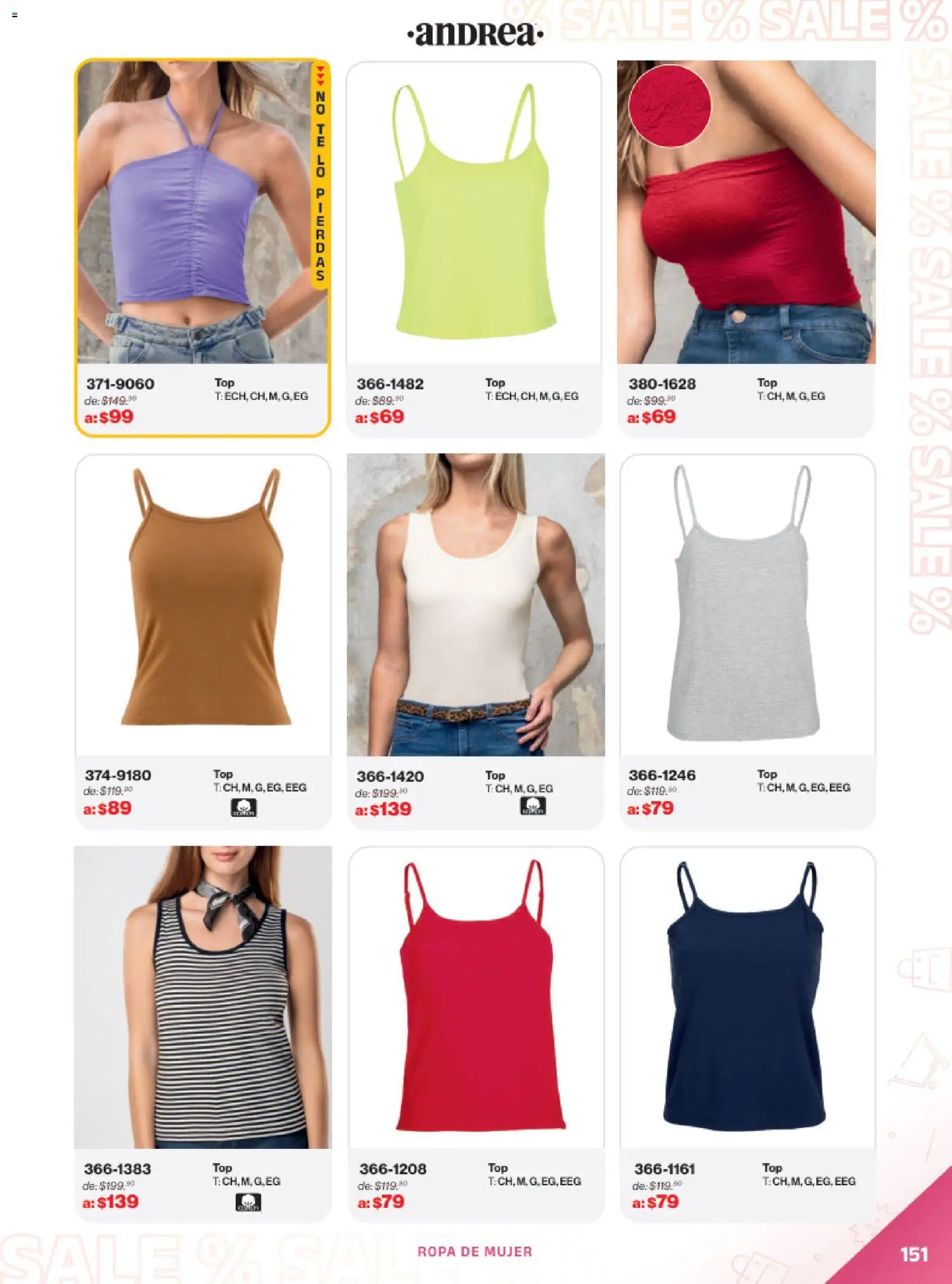 Vista previa las ofertas de la tienda Andrea - Catálogo Outlet desde el 21/12/2025 - Ropa