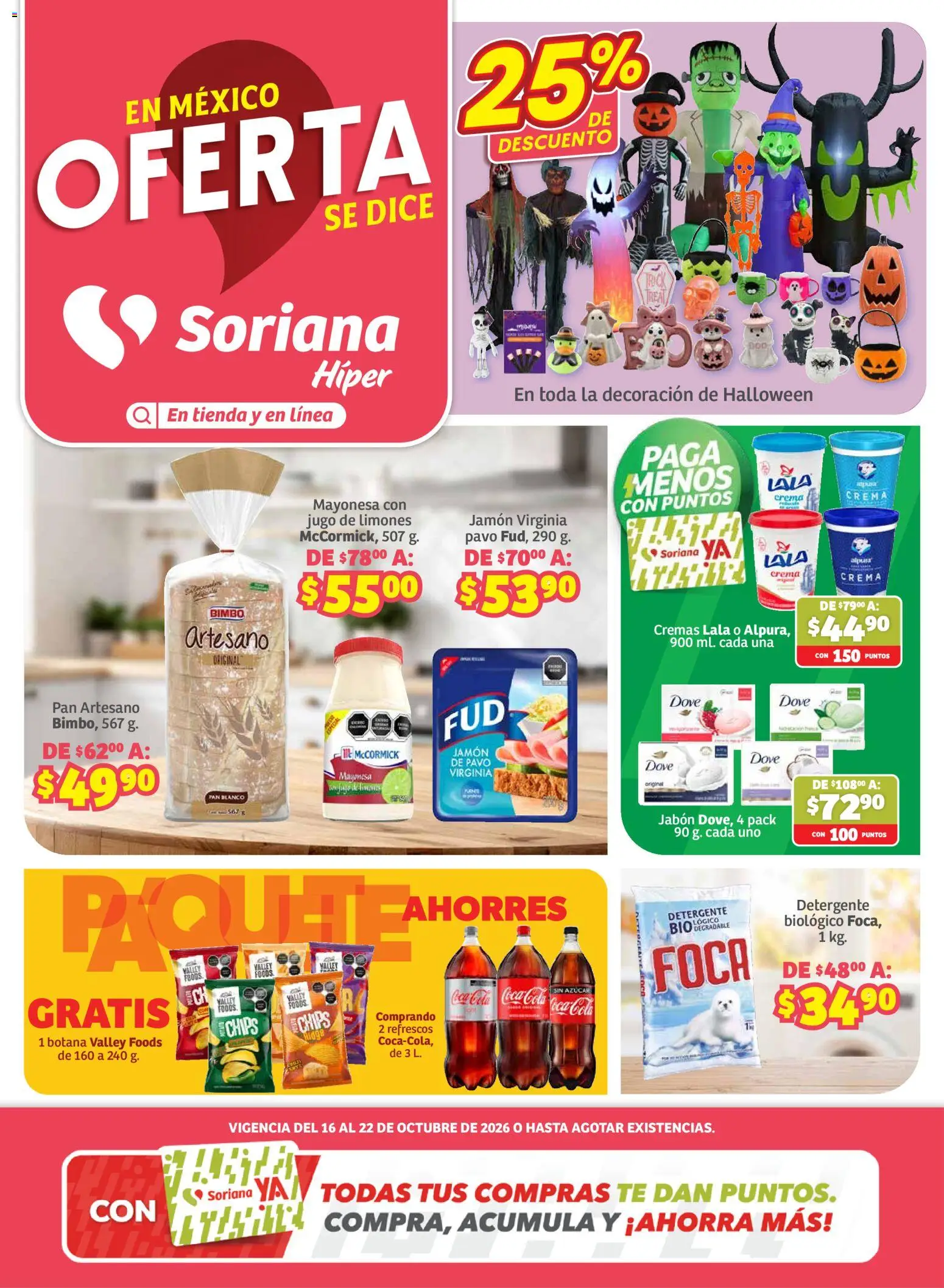 Vista previa las ofertas de la tienda Soriana - Soriana folleto desde el 16/10/2026 