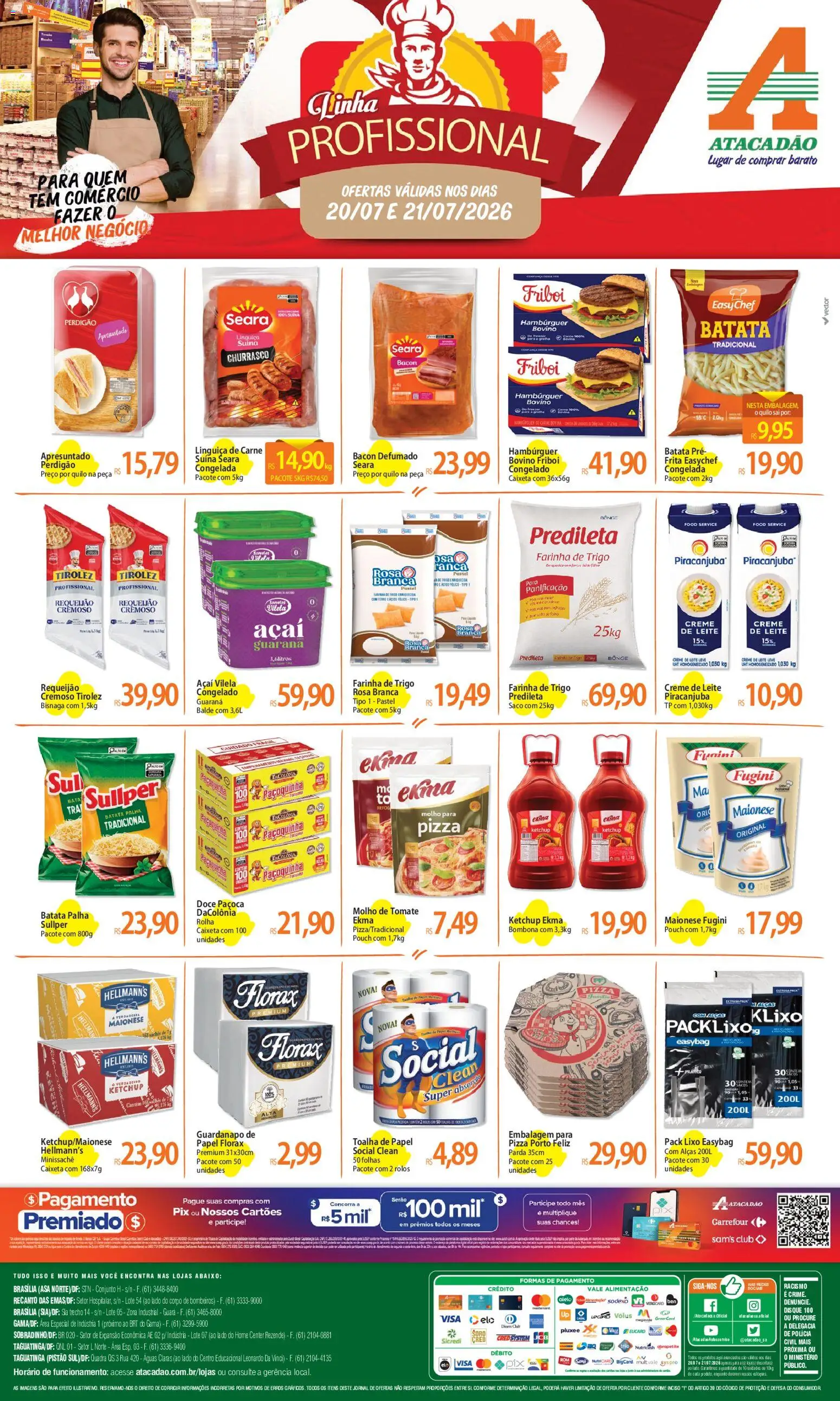 Pré-Visualização do folheto "Atacadão ofertas - DF" da loja Atacadão válido a partir de 20/07/2026