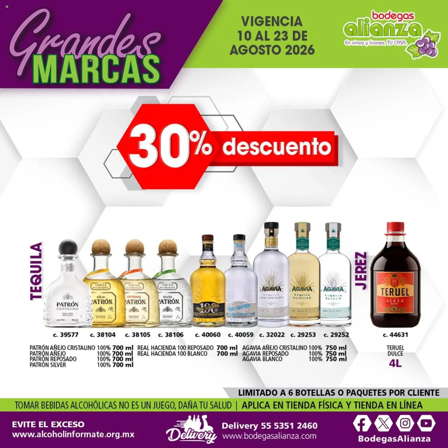 Vista previa las ofertas de la tienda Bodegas Alianza - Bodegas Alianza catálogo Grandes Marcas desde el 10/08/2026 