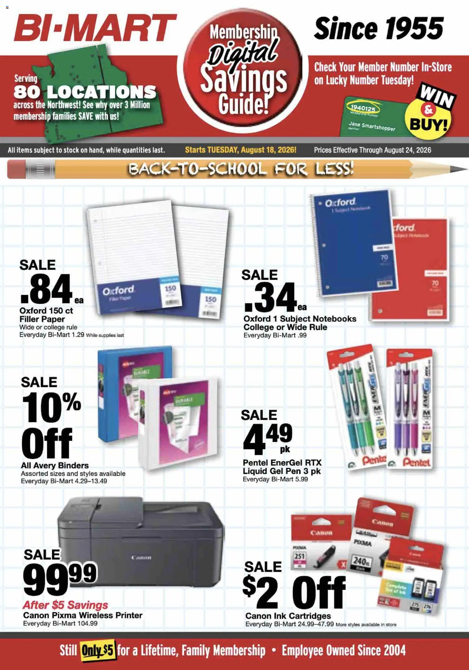 Ad Preview of Bi-Mart Bi-Mart Weekly Ad from 08/18/2026