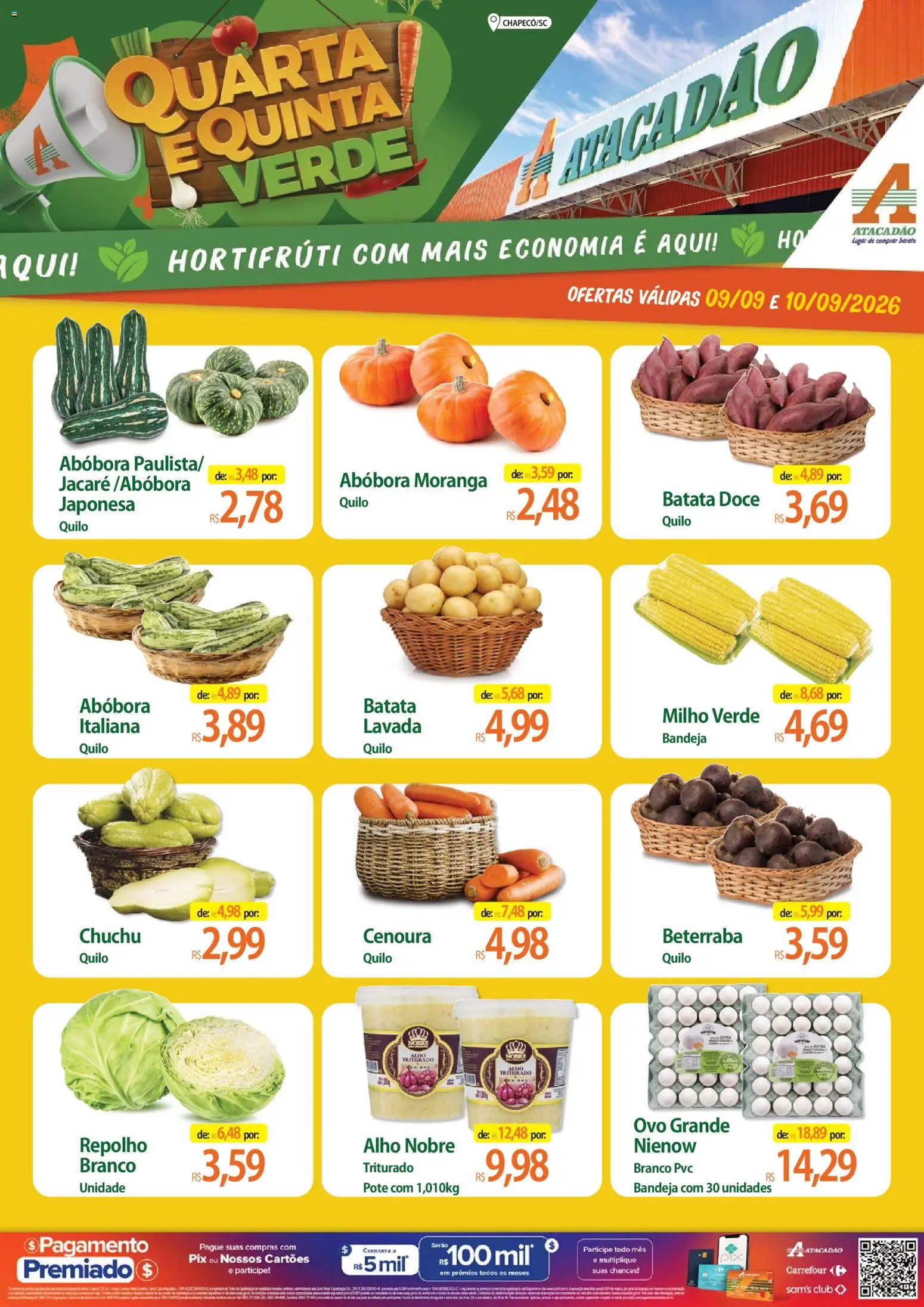 Pré-Visualização do folheto "Atacadão ofertas - SC" da loja Atacadão válido a partir de 09/09/2026
