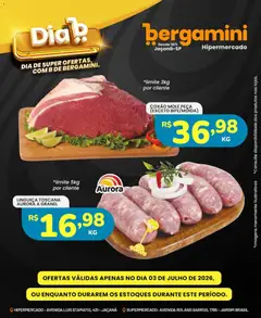 Pré-Visualização do folheto "Supermercado Bergamini ofertas Dia B" da loja Supermercado Bergamini válido a partir de 03/07/2026