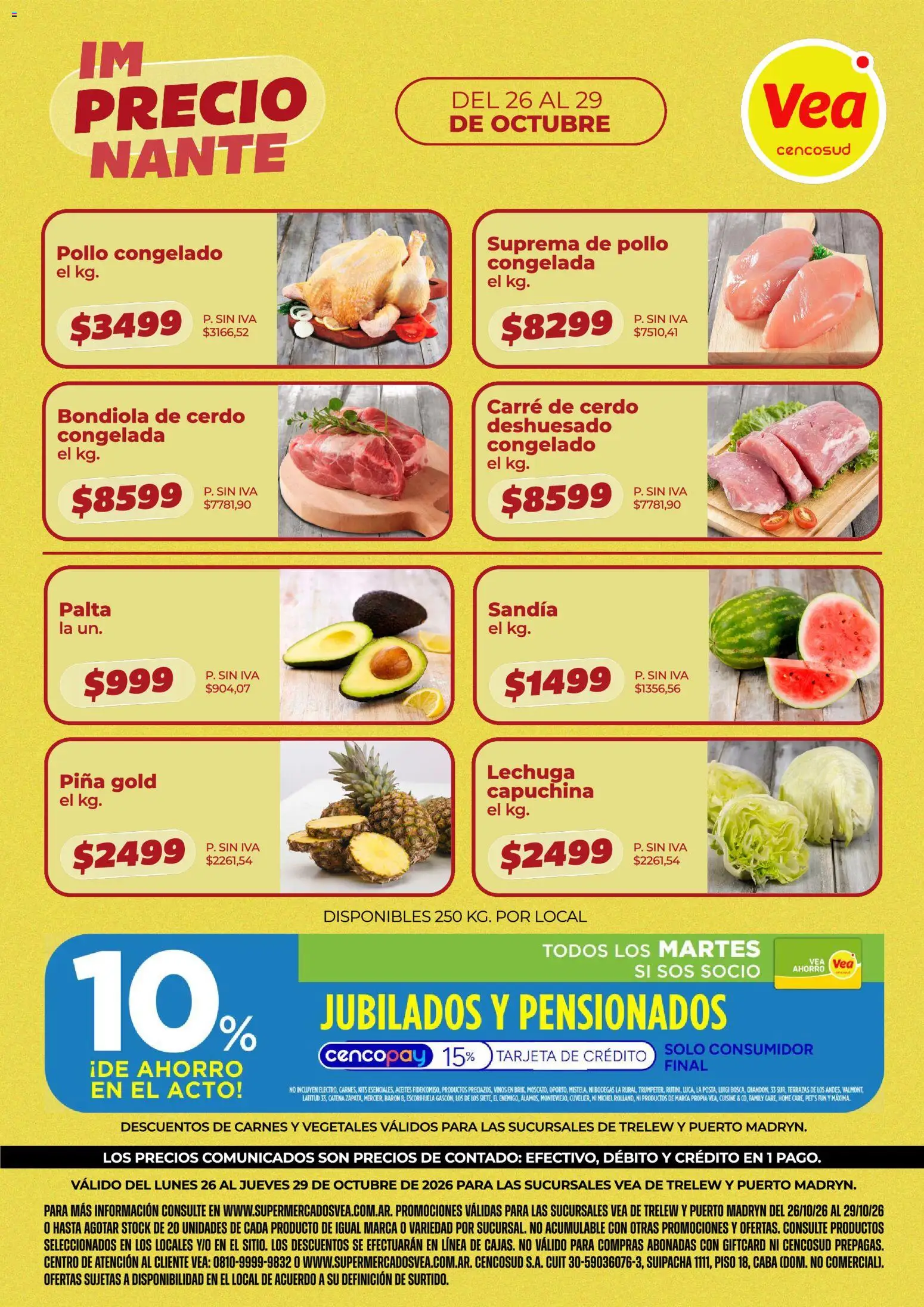Vista previa del folleto de la tienda Vea válido desde el 26/10/2026 