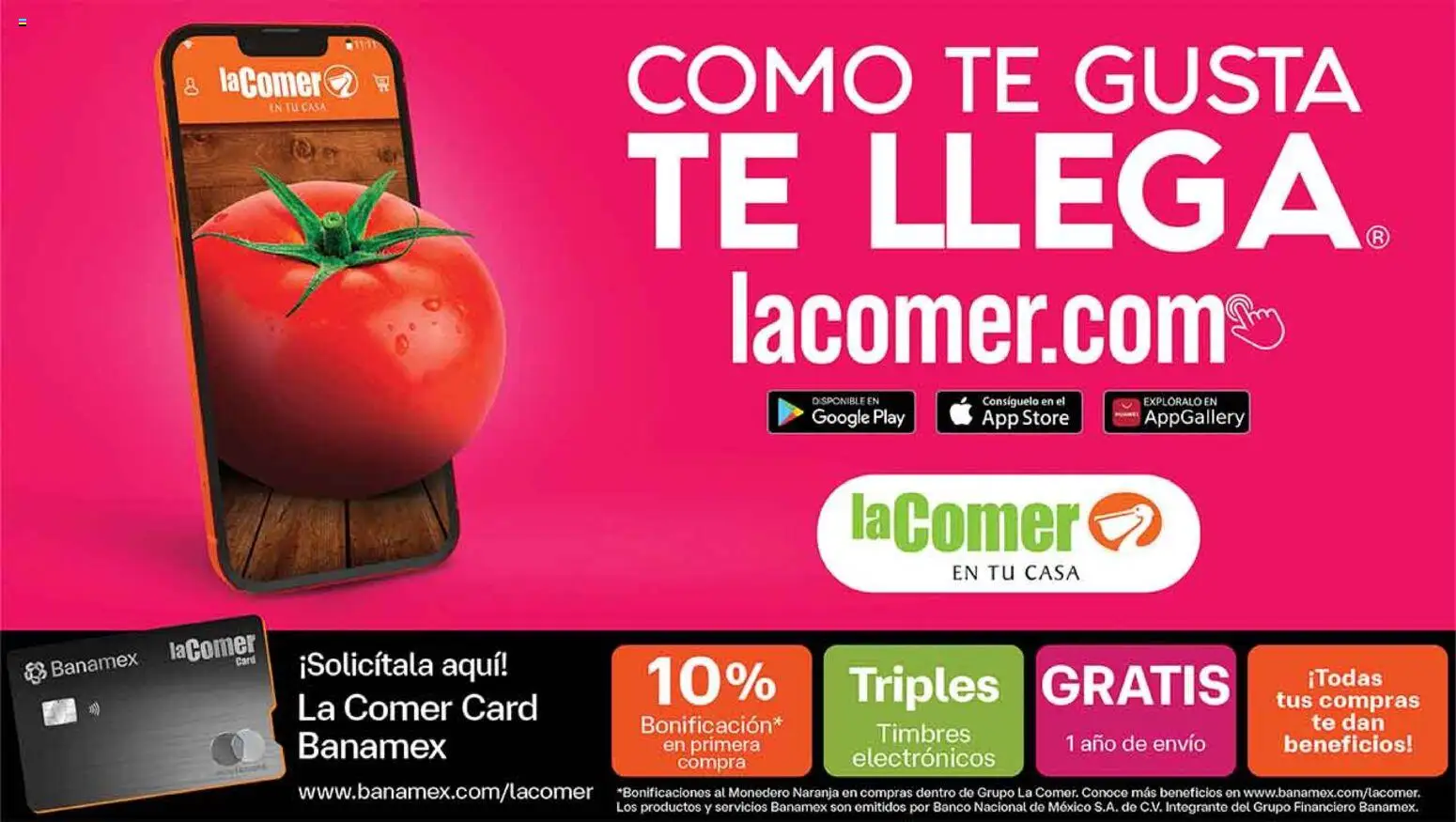 Vista previa las ofertas de la tienda La Comer - La Comer folleto es la tienda rosa desde el 02/10/2026 