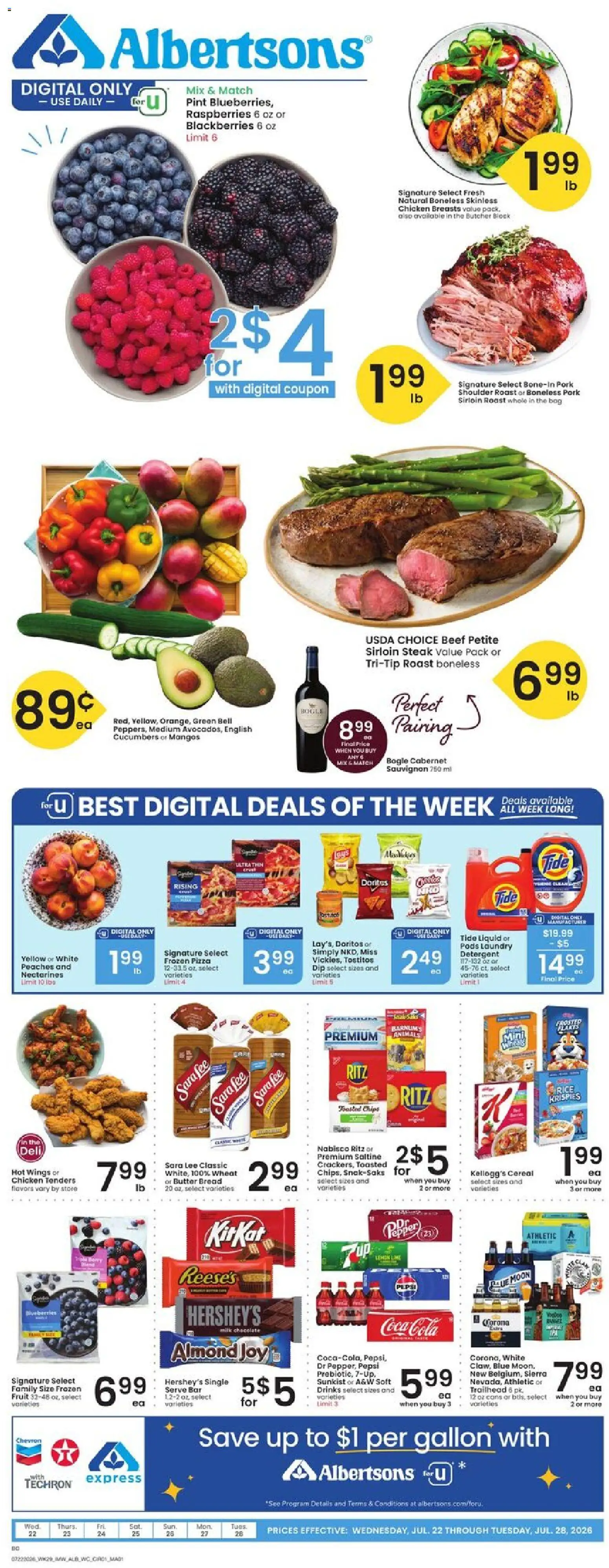 Ad Preview of Albertsons Albertsons Weekly Ad from 07/22/2026