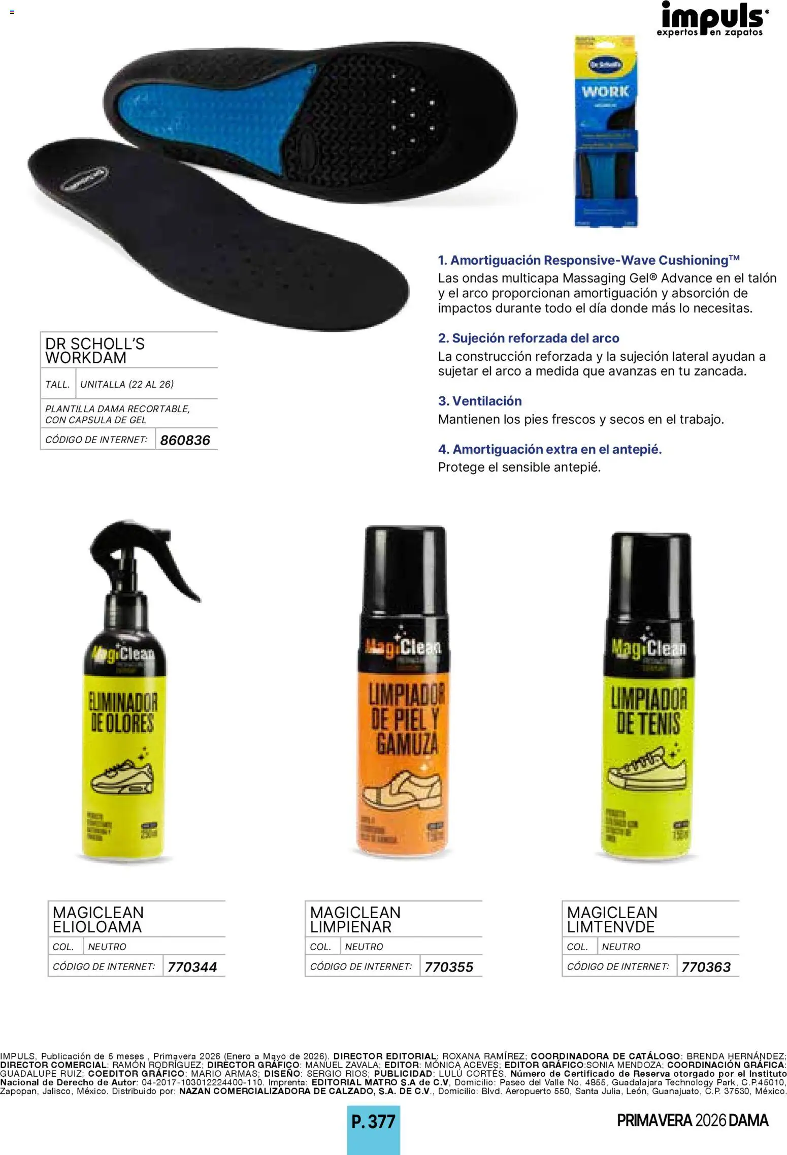 Vista previa las ofertas de la tienda Impuls - Catálogo Primavera desde el 01/01/2026 - Tenis, Zapatos, Gamuza, Limpiador
